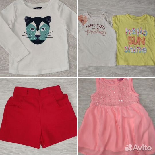 Одежда для девочки пакетом 80