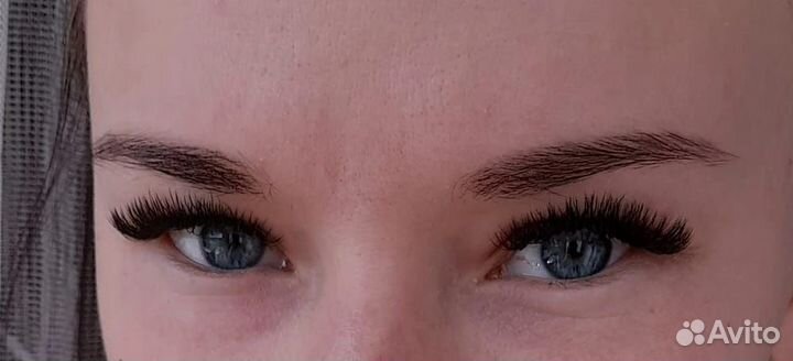 Наращивание; ламинирование ресниц, бровей