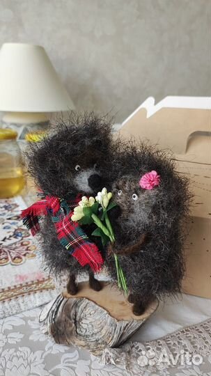 Игрушка валенная из шерсти