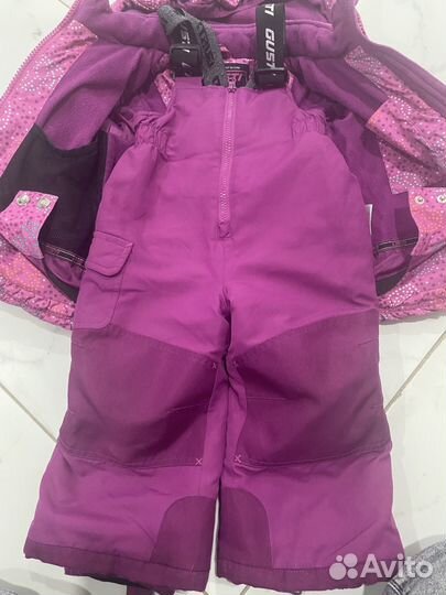 Зимний костюм для девочки 92