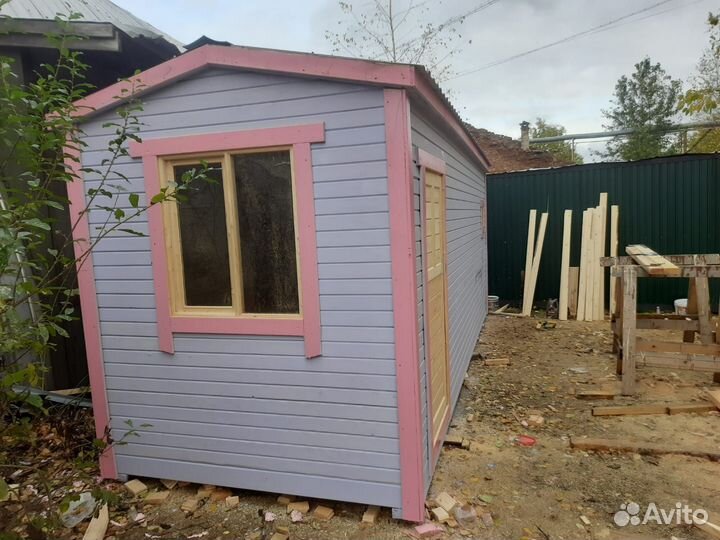 Баня перевозная брусовая