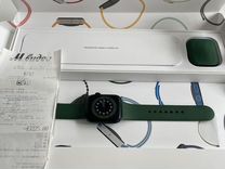 Часы apple watch 7 45 mm green