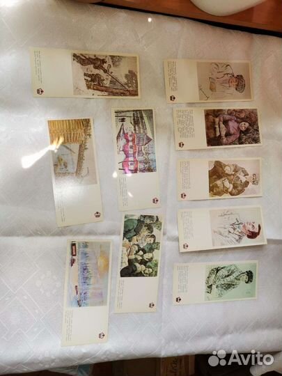 Набор открыток СССР бам всенародная стройка