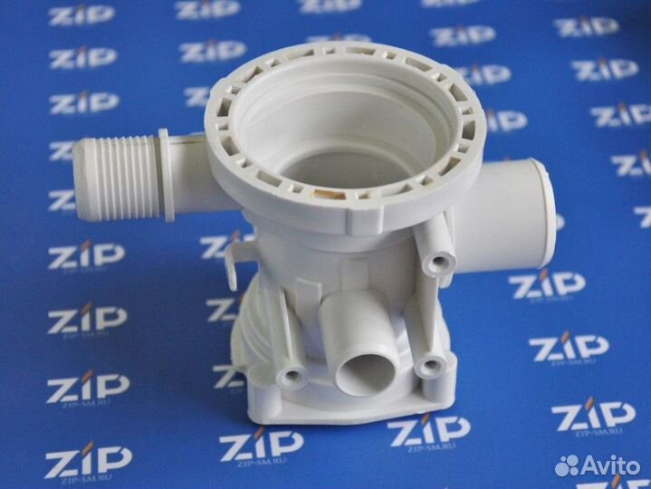 Корпус сливного насоса (без фильтра) для стиральны