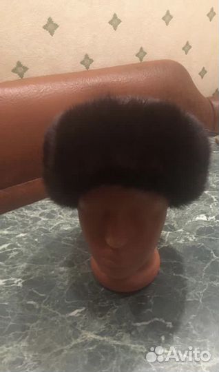 Шапка из норки и каракуля