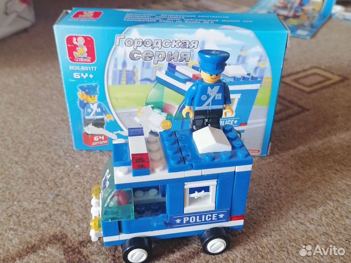 Конструктор полицейская машина м38-В0177