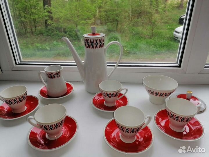 Кофейный сервиз гдр freiberger