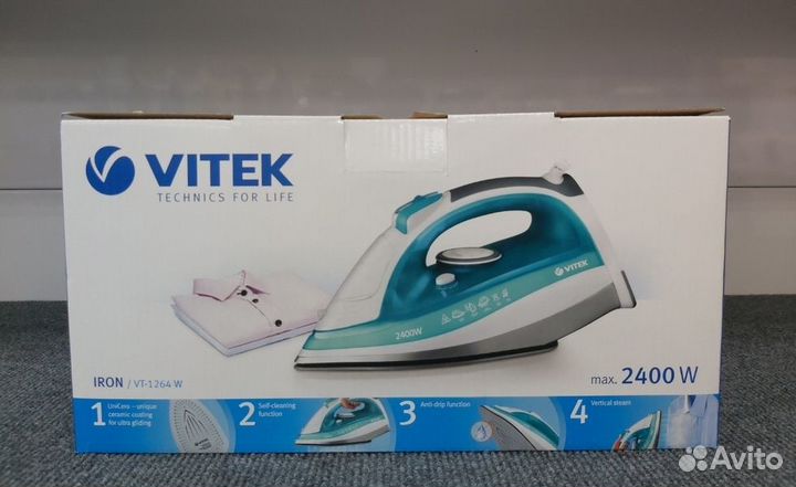 Утюг vitek VT-1264 W.новый