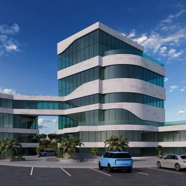 Здание с перспективой