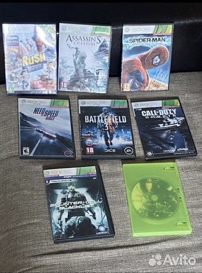 Игровые диски на xbox 360