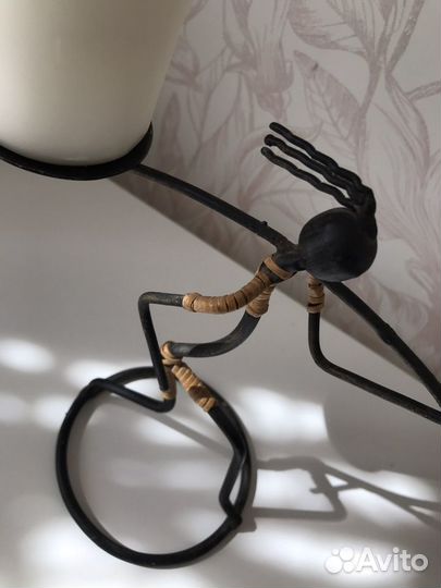 Подсвечник в этно стиле на 2 свечи