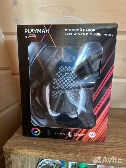 Набор игровой гарнитура и мышь KIT-234