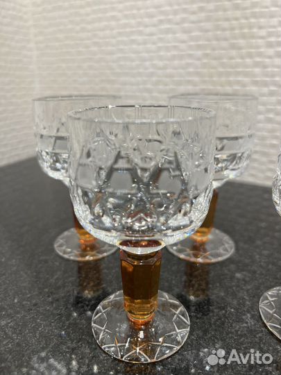 Фужеры хрустальные СССР Олимпиада 80