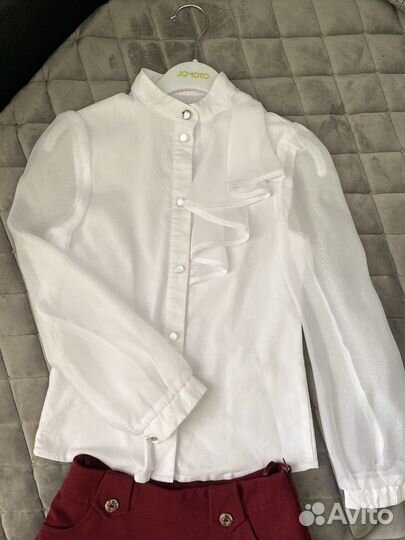 Блузки школьные 128-134