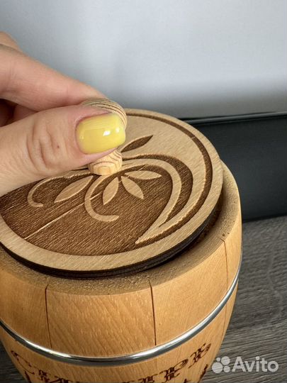 Бочонок деревянный кедр
