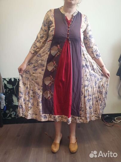 Этнические платья бохо из ОАЭ ручная работа хлопок