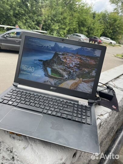 Ноутбук Acer aspire a715-71g gtx 1050ti