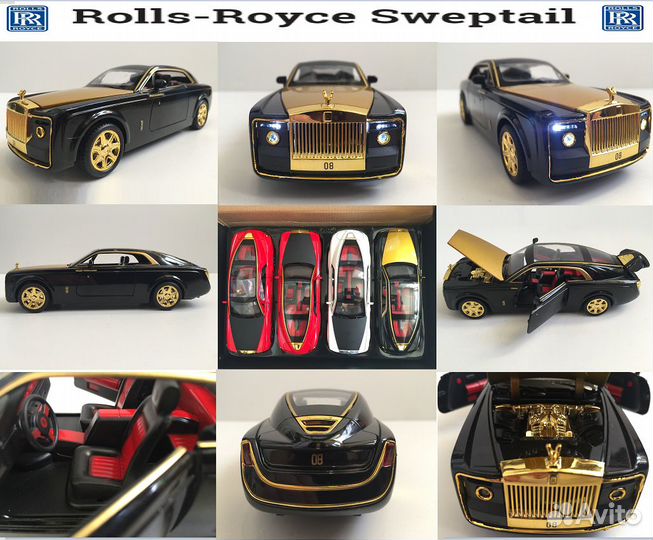 Коллекционная модель Rolls-Royce Sweptail. 1-24