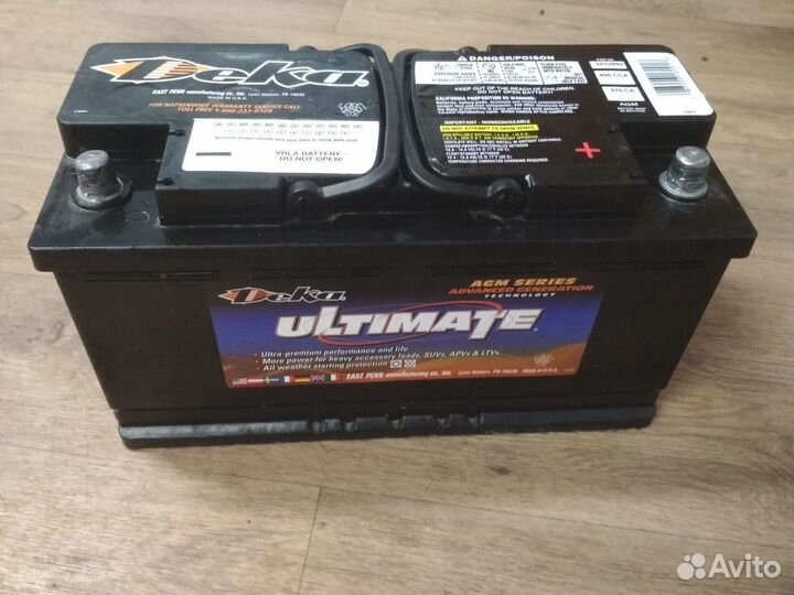 Аккумулятор агм 95 Ач Б/У Deka