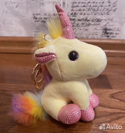 Мягкая игрушка Единорог брелок
