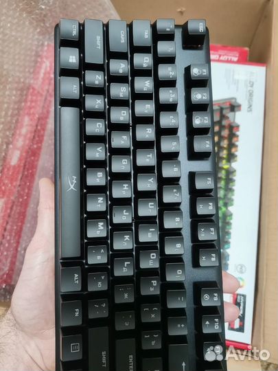 Механика HyperX Alloy Origins RED(красные свитчи)
