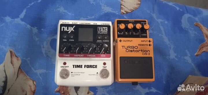 Педаль boss ds 2 / nux time force