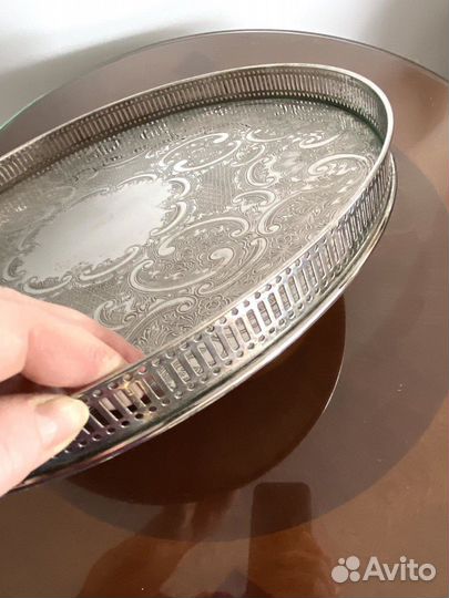 Сервиз чайно-кофейный серебрение 5 пр винтаж Европ