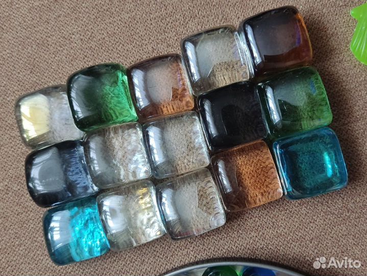 Декор, камни, ракушки, стеклян шарики, цена за все