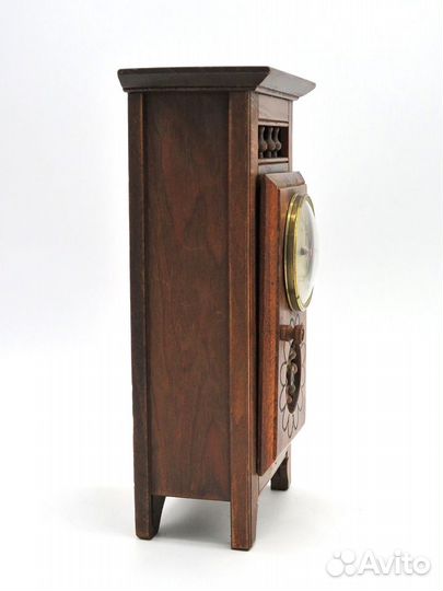 Старинные бретонские часы Кукольная миниатюра