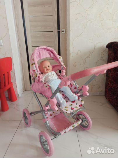 Коляска для кукол и бебиборна
