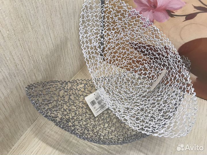 Ваза для фруктов металл