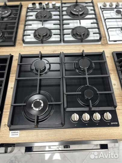 Газовая варочная панель gorenje черная