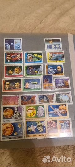 Почтовые марки космос