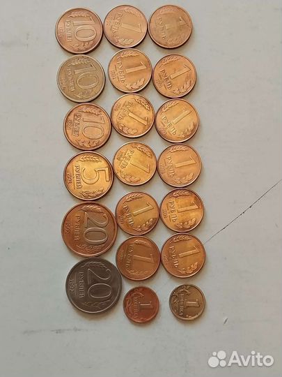 Монеты СССР, РФ, банкнота СССР