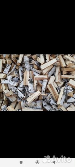 Дрова березовые колотые
