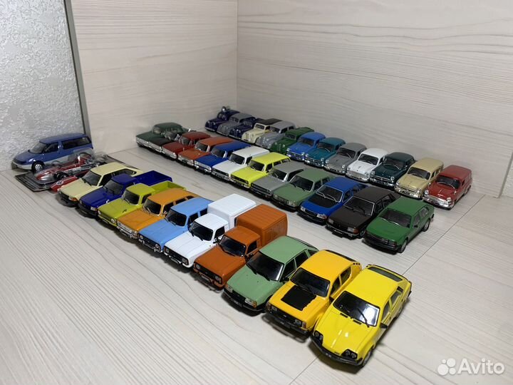 Коллекциия Ваз, Москвич, иж Deagostini