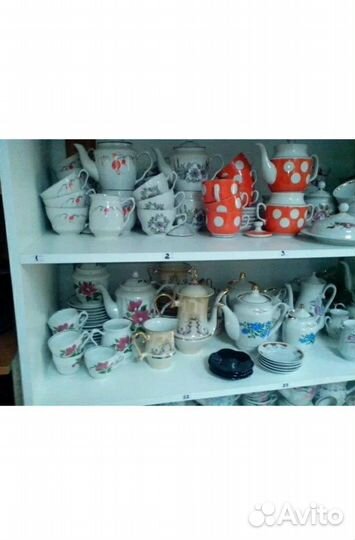 Коробка посуды СССР