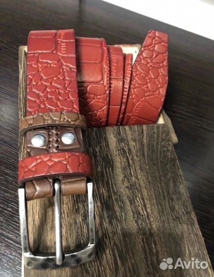 Ремень мужской ручной работы