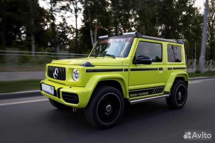 Обвес Suzuki Jimny 2018+ в стиле G-class гелик