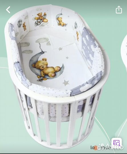 Бортики в детскую кроватку