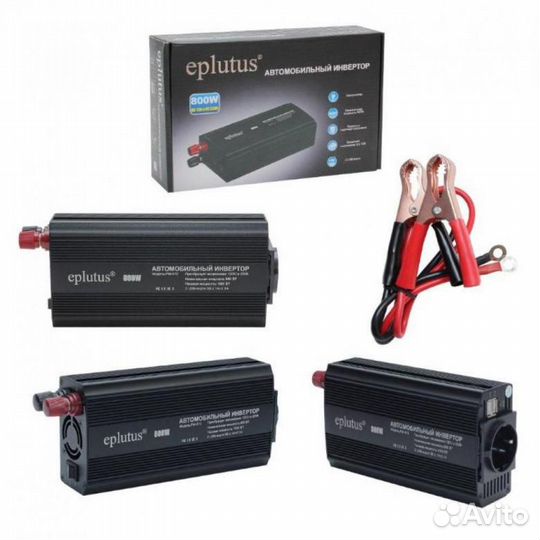 Автомобильный Инвертор PW-800W +2USB 