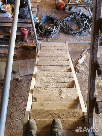 Чашечные леса лестница