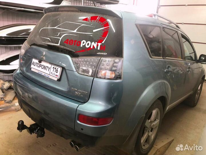 Фаркоп Mitsubishi Outlander XL под квадрат