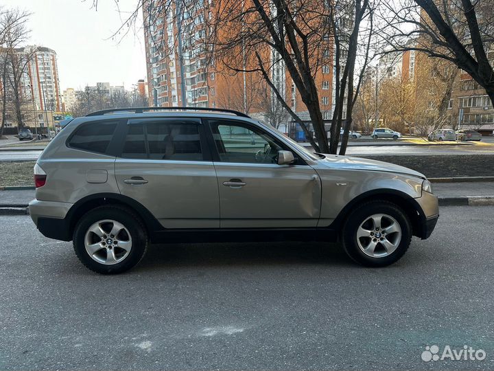 BMW X3 3.0 AT, 2007, битый, 220 765 км