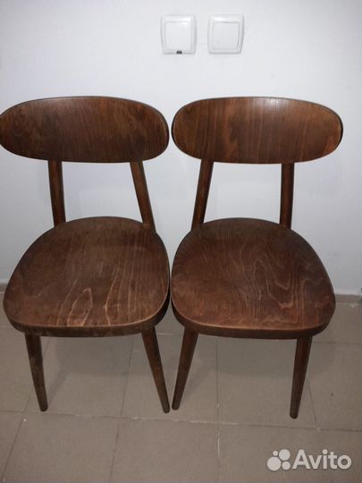 Стулья винтажные раннего ГДР (2 шт. )
