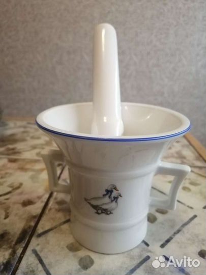 Ступка фарфоровая с пестиком