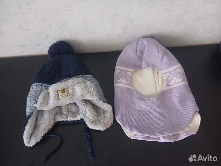 Шапка детская зимняя теплая для мальчика 2 фото