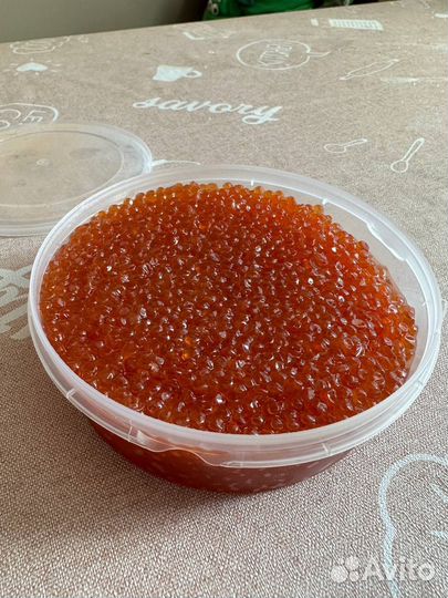 Красная икра горбуши