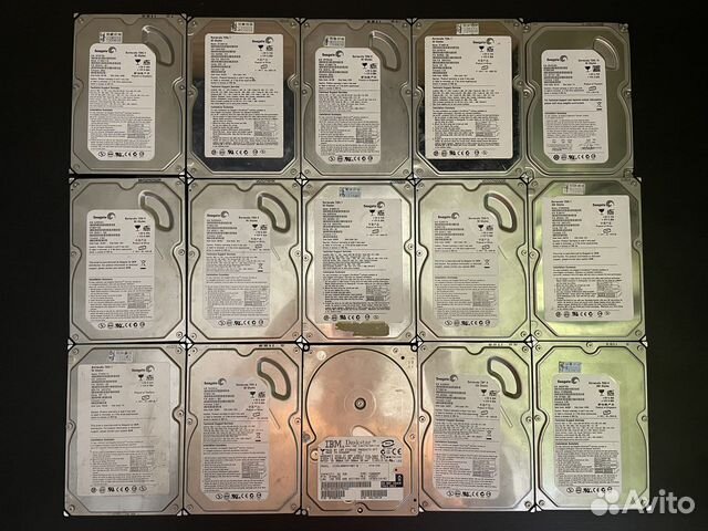 13 жестких дисков seagate ibm ide SATA