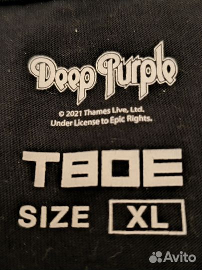 Футболка мерч Deep purple